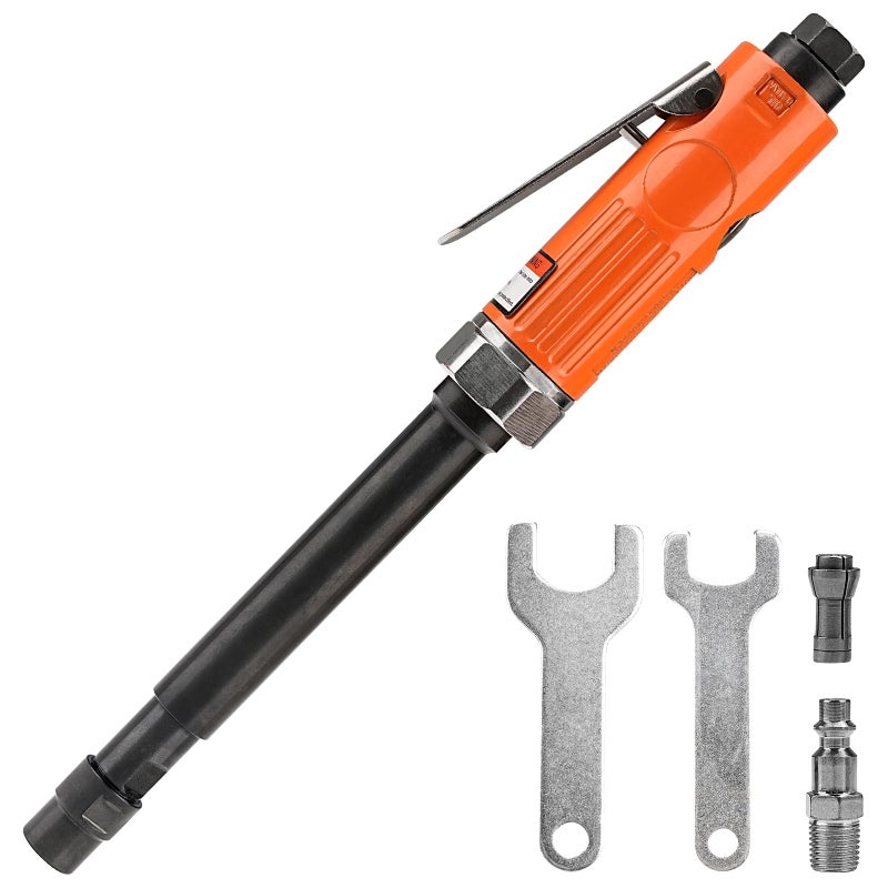 Baisiky 1/4'' | 1/8'' Extended Air Die Grinder Pneumatic Grinding Tool - Image 1
